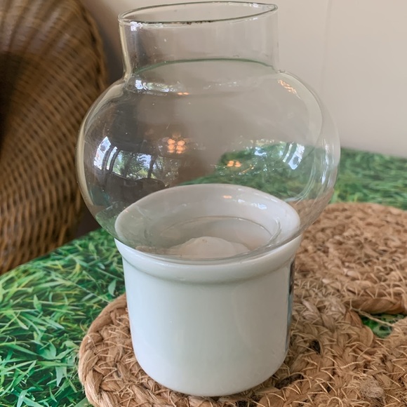 Vintage mini candle lantern with geese, EUC - Picture 4 of 14